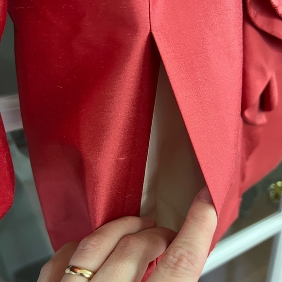 Nina Mclemore Silk Dupioni Ruffle Suzanne - Size 12 - NWT - Picture 8 of 11